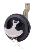 Allpa Compression Latch With Chrome T-Handle And Black Polymer Body