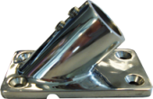Allpa Stainless Steel Flag Pole Support With Deck Mount Support 45°, Inner Size Ø22mm