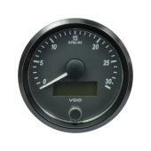 VDO A2C3832980030 - SingleViu Tachometer 3.000 RPM Black 80mm