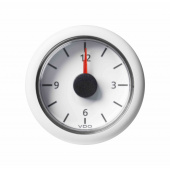 VDO A2C59513444 – ViewLine Quartz Clock 18-32V White 52 mm