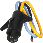 Attwood 12/24V Male Connector - 3 Conductors