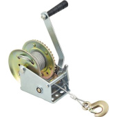 Plastimo 65547 - Zinc-plated steel manual trailer winch + steel cable Ø 4.2mm, 10m, SWL 450 kg