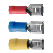 Plastimo P204573 - Insulated Female Spade Connector Red Ø2,8mm For Cable 0,5-1,5 mm²