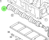 Steyr 2203280-2 - Sensor Disk for Steyr MO174V40 v1 Engines