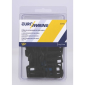 Euromarine Black Nylon Self-Locking Buckles for Straps