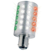 LED Navigation Replacement Bulbs 10-30V, Green/Red/White