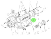Nanni Diesel 970313518 - Heat Exchanger Housing for N3.30 Engines