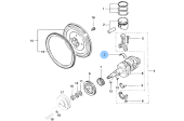 Vetus STM1422 - Bearing Set 0.25 OS