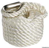 Osculati 3-Strand Polyester Mooring Line with Stainless Steel Thimble