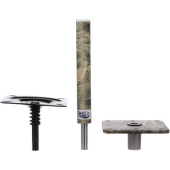 Attwood Swivl-Eze Lock'N-Pin 3/4 - Camouflage Coated Aluminum Seat Foot - Unthreaded