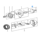 Vetus STM3243 - Rotor Assy for Vetus M4.14 Alternator