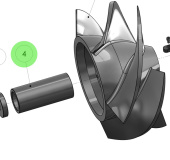 Alamarin Jet 10899 - Impeller Sleeve for Jet-340 Water Jets