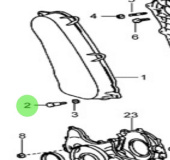 Nanni Diesel 970314091 - Timing Case Bolt for T4 Series Engines