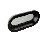 TOPwindows Porthole - KR, 375 x 175, Fixed, Black, Single Glass
