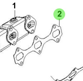 Bukh 28515-3A000 - Exhaust Manifold Gasket for S270J Engines