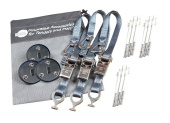 Rapid Marine PE25CLKIT-3-GY - Padeye Kit Caulk Line x 3, 3x25mm, Grey