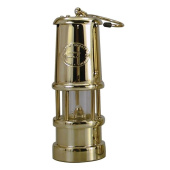 E. Thomas & Williams Welsh Mining Lamp J.D. Burford 'Wales' Brass 170 mm