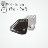 Clamcleat CL215 Side-Fixing Midi Cleats for 4–8 mm Rope