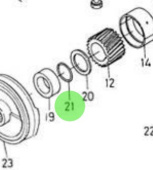 Nanni Diesel 970313803 - O-Ring for Crankshaft and Pistons Assembly