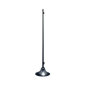 Nuova Rade 43230 - Flag Staff With Vertical & Horizontal Base, L.390mm, Black