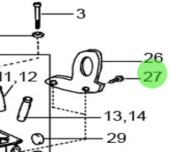 Nanni Diesel 970314130 - Flange Bolt for Cylinder Head Assembly