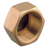Guidi Brass Cap F BSP, Female Thread Pipe Cap