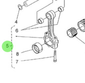 Nanni Diesel 970310848 - Connecting Rod for 4.330TDI and 4.340TDI Engines