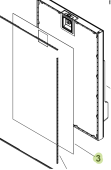 Isotherm SGC00462AA - Aluminum Door Panel for FL115 Freeline 115 Elegance Fridge