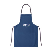 Eno TPM58 - Navy Blue Apron With Leather Straps