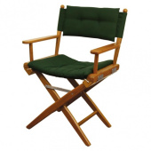 Teak Folding Director's Chair Groen Deluxe