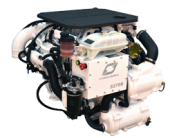 Hyundai Marine Diesel Engine S270S Turbo & Intercooler, Bobtail , 270HP, 12V, Dynamo 150A
