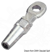 Osculati AISI 316 Danish System Eye Terminals for 3–10 mm Wire Rope