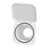 Nuova Rade 196401 - Case For Shower Head, Square, W/Lid, 95x95mm, Cream