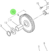 Nanni Diesel 970312999 - Idler Gear Assembly for Camshaft Drive