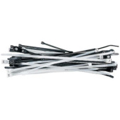 Ancor Assorted Cable Ties, 4" to 8", Assorted Colours, 24 or 500 Pieces