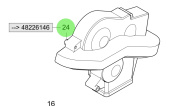 Steyr Z002676-0 - T-Belt Cover Upper Section