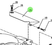 Nanni Diesel 95310552 - Exhaust Elbow Deflector for T4 Series Engines