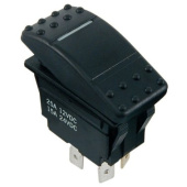 Euromarine Illuminated Waterproof Rocker Switch - On-Off - 3 Contacts