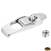 Trem M3500282 - AISI 316 Spring Loaded Cam Latch 82 mm With Padlock Holder