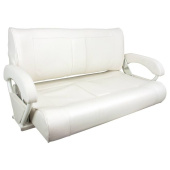 Allpa Boat Seat Model 'Twin 46' Flip-Back & Up, White