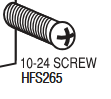 Harken HFS265 - FST-10-24X.500 18-8 PH TR Screw