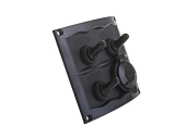 BEP 900-3WPS - Control Panel, 3 Switches + 20mm Plug, Splash Waterproof