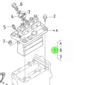 Nanni Diesel 970313598 - Injection Pump Assembly for N4.115 Engines