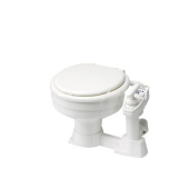 RM69 014.W Sealock Lightweight Manual Marine Toilet with Bayonet Closure