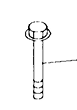 Northern Lights 01435-01085 - Capscrew, Hex Head Flanged M10 x 1.5 x 85 mm 