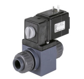 Parker 20-1141 3/4" FNPT 2-Way PVC Solenoid Valve for Product Water Diversion