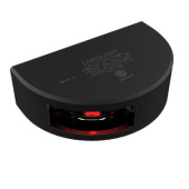Lopolight 301-002-B-6M - Port Navigation Light 112.5° Red 2 NM Black Aluminum 6m Cable