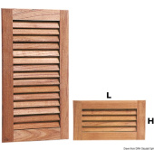 Osculati 71.607.14 - Teak Ventilation Grid 288x163 mm