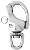 Wichard 2473 - Snap Shackle HR Stainless Steel With Swiveling Eye 70 mm