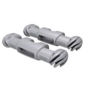 Snubber Fender Line Attachment, Grey, Pair